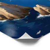 Capri Italy Travel Poster ポスター (コーナー)