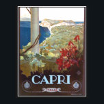 Capri Italy Vintage Poster Print ポスター<br><div class="desc">Capri Italy Vintage Poster Print</div>