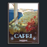 Capri Italy Vintage Poster Print ポスター<br><div class="desc">Capri Italy Vintage Poster Print</div>