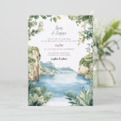 Capri Italy Wedding Invitation 招待状 (スタンド正面)