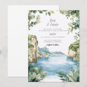 Capri Italy Wedding Invitation 招待状 (正面/裏面)