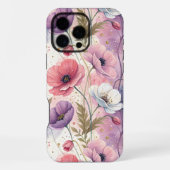Capricious Aesthetic Poppies iPhoneケース (裏面)