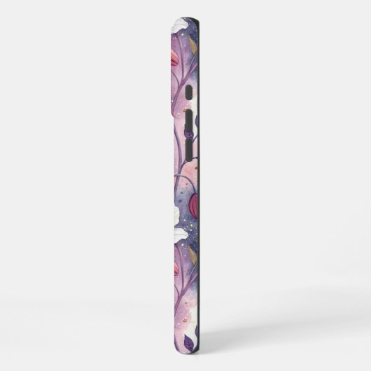 Capricious Aesthetic Poppies iPhoneケース (左側面)