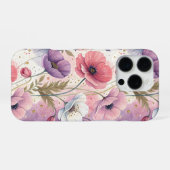 Capricious Aesthetic Poppies iPhoneケース (裏面横)