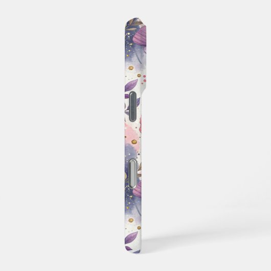 Capricious Aesthetic Poppies iPhoneケース (右側面)