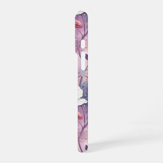 Capricious Aesthetic Poppies iPhoneケース (左側面)