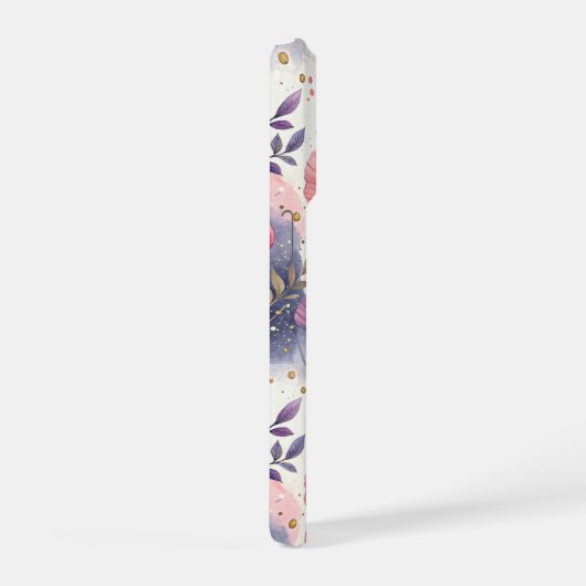 Capricious Aesthetic Poppies iPhoneケース (右側面)