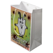 Capricorn.のための(占星術の)十二宮図の印のギフトバッグ