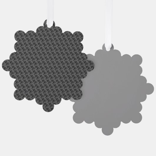 Capricorn オーナメントカード (正面/裏面)