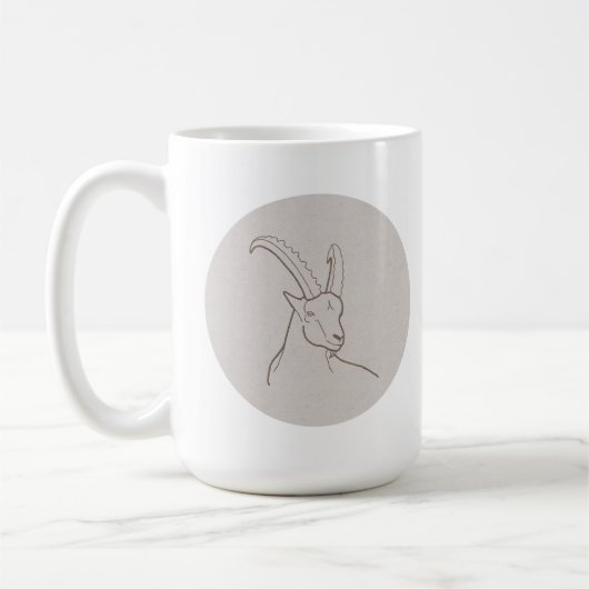 Capricorn コーヒーマグカップ (左)