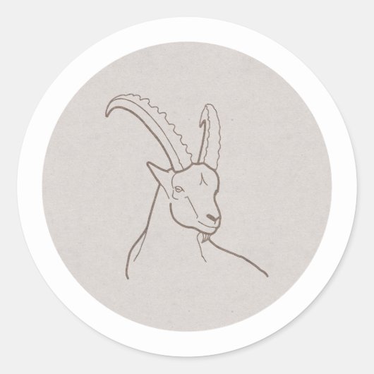 Capricorn ラウンドシール (正面)