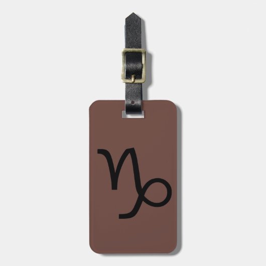 Capricorn ラゲッジタグ (正面縦)