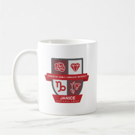 Capricorn Birthday Crest™ for January 1-19 Mug コーヒーマグカップ