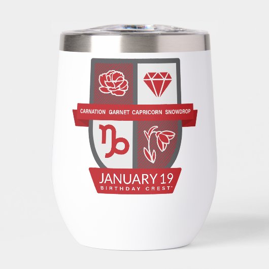 Capricorn Birthday Crest™ January 1-19 (正面)