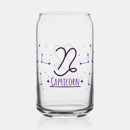 Capricorn Can Glass Zodiac Drinkware ガラス缶