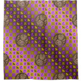 Capricorn & Earth Boar シャワーカーテン (正面)