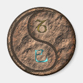 Capricorn & Earth Snake マグネット (正面)