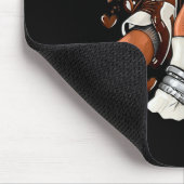 Capricorn Girl Birthday Afro Queen Sneakers Zodiac マウスパッド (コーナー)