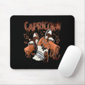 Capricorn Girl Birthday Afro Queen Sneakers Zodiac マウスパッド (マウス)
