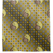 Capricorn & Metal Rabbit シャワーカーテン (正面)