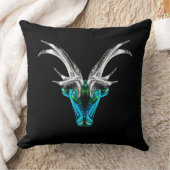 Capricorn – Minimalist Zodiac Decorative Pillow クッション (ブランケット)