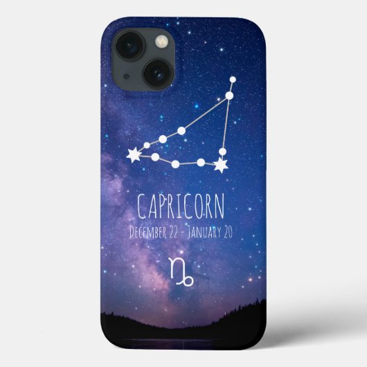 Capricorn | Personalized Zodiac Constellation Case-Mate iPhoneケース (裏面)