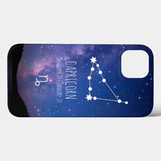 Capricorn | Personalized Zodiac Constellation Case-Mate iPhoneケース (裏面 (横))