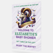 Capricorn Zodiac Baby Shower アクリルサイン (傾斜)