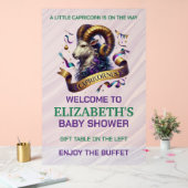 Capricorn Zodiac Baby Shower アクリルサイン (ウェディング)