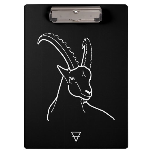 Capricorn Zodiac Sign -  クリップボード (正面)