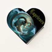 Capricorn Zodiac Sign ノートブック (裏面)