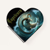 Capricorn Zodiac Sign ノートブック (正面)