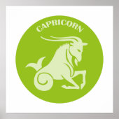 Capricorn, Zodiac Sign, Horoscope, Astrology ポスター (正面)