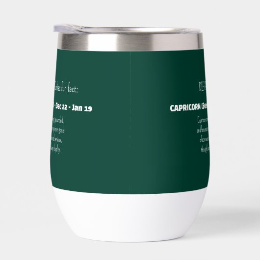 CAPRICORN Zodiac Sign Personality Traits (右面)