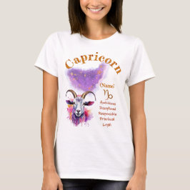 Capricorn Zodiac Sign T-Shirt Tシャツ
