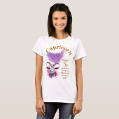 Capricorn Zodiac Sign T-Shirt Tシャツ (正面フル)