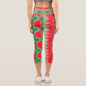 Capris, A multicolor trendy fabric pattern design カプリレギンス (裏面)