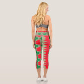 Capris, A multicolor trendy fabric pattern design カプリレギンス (裏面)