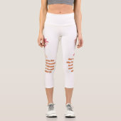 Capris taille haute Liar’s Truth Cocktail Quote カプリレギンス (正面)
