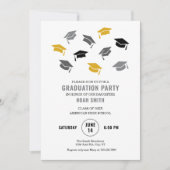 Capsモダン卒業招待状 招待状 (正面)