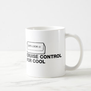 capslock -カッコいいのための巡航制御 コーヒーマグカップ