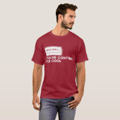 capslock -カッコいいのための巡航制御 tシャツ (正面フル)