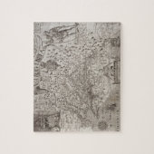 Capta著発見され、記述されているヴァージニアの地図 ジグソーパズル (縦)