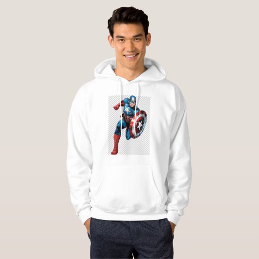 Captain america パーカ (正面フル)