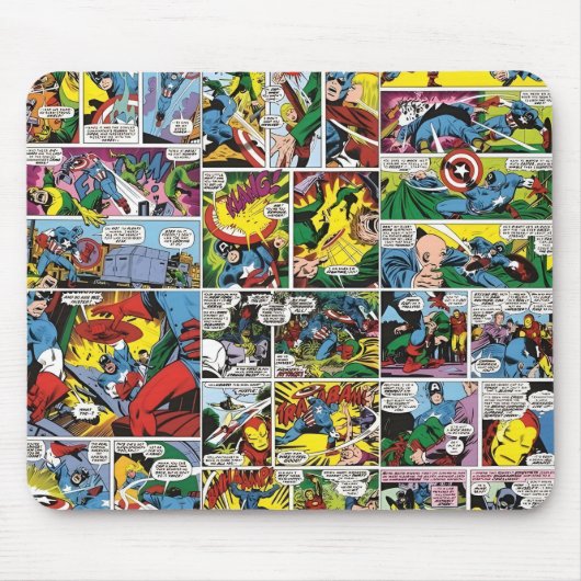 Captain America マウスパッド (正面)