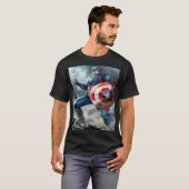 Captain America – Lightning Shield of Freedom Tシャツ (正面フル)