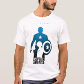 Captain america tシャツ (正面)