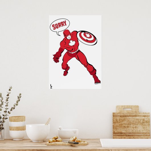 Captain Canada ポスター (キッチン)