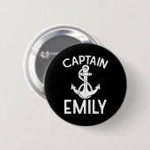 Captain Emily Sailing Boating Boat Ship Yacht  缶バッジ (正面&裏面)