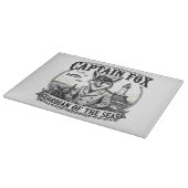 Captain Fox Guardian of Seas Nautical Design カッティングボード (角)